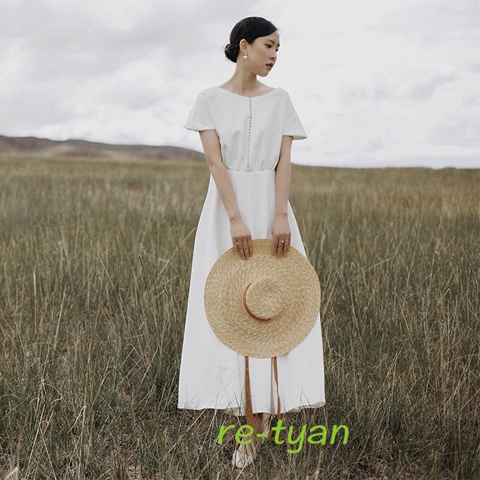 ウエディングドレス Aライン二次会 花嫁 白 ワンピースミモレ丈 パーティドレス海外挙式 演奏会 衣装 披露宴 お呼ばれ コンサート 前撮り後撮り ビーチフォ撮影 11,674円