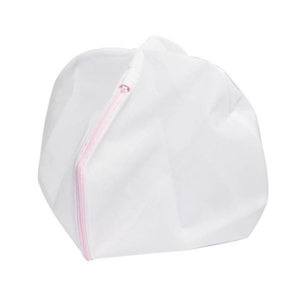(まとめ) 洗濯ネット/洗濯用品 丸型 直径33cm ファスナーカバー付き ガードネット 200個セット