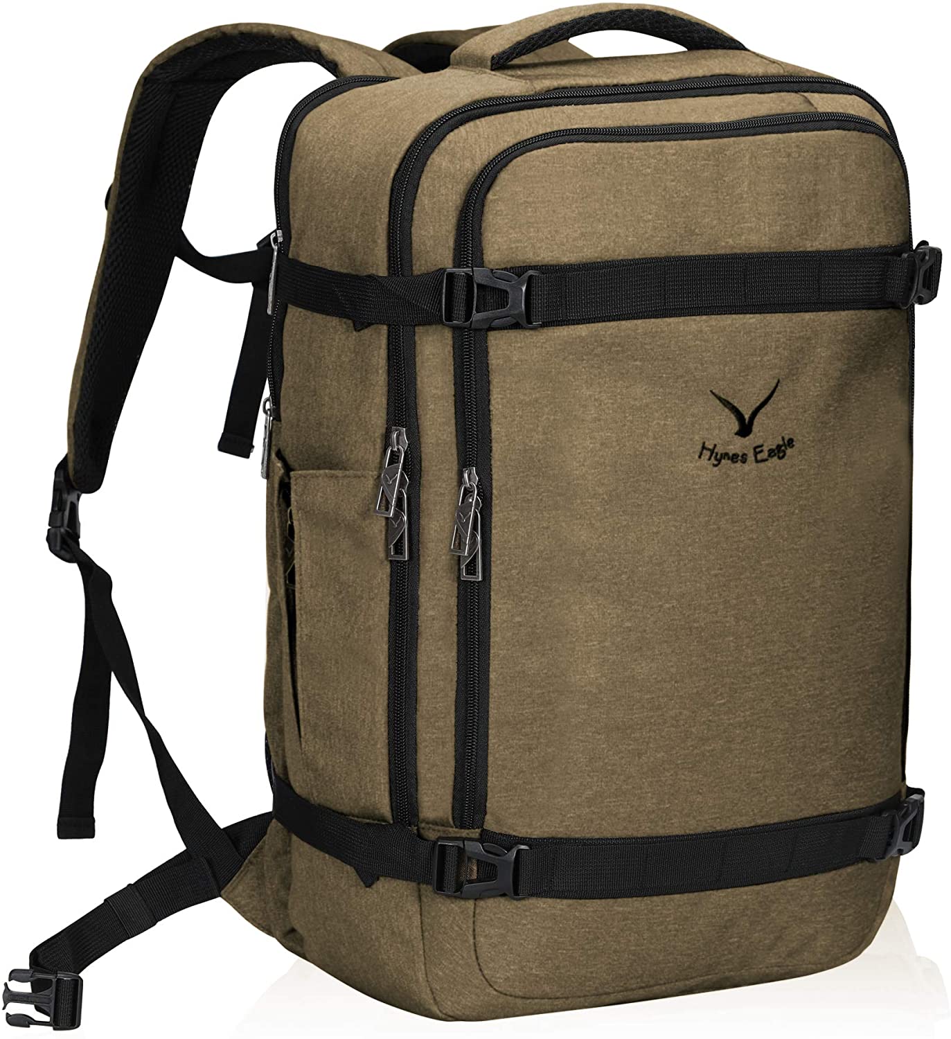 【本日限定価格】 Hynes 44L 40L 男女兼用 ラップトップ収納 17インチ リュック 多機