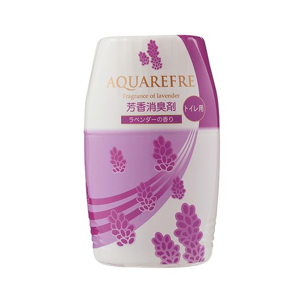 (まとめ)ライオンケミカル アクアリフレ芳香消臭剤 トイレ用 ラベンダーの香り 400ml 1個20セット