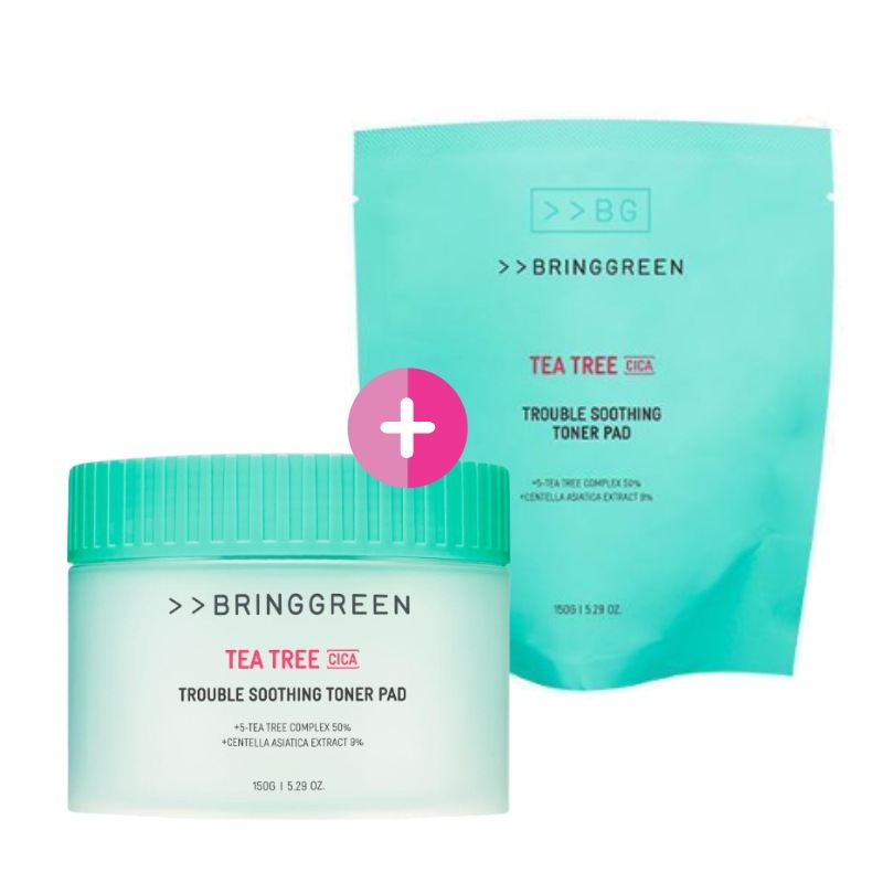 ティーツリー シカトラブルトナーパッド 90枚+90枚 リフィル