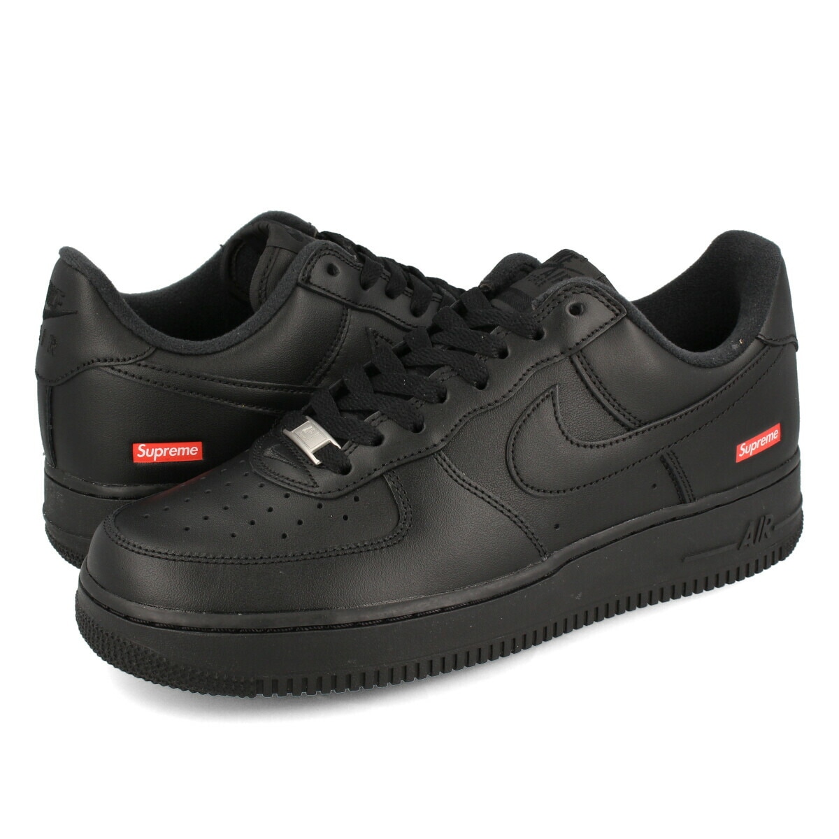 NIKE AIR FORCE 1 LOW SUPREME BLACK/BLACK/BLACK 【BOX LOGO】