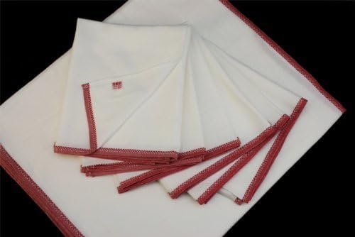 日東紡の新しいふきん12枚組 赤