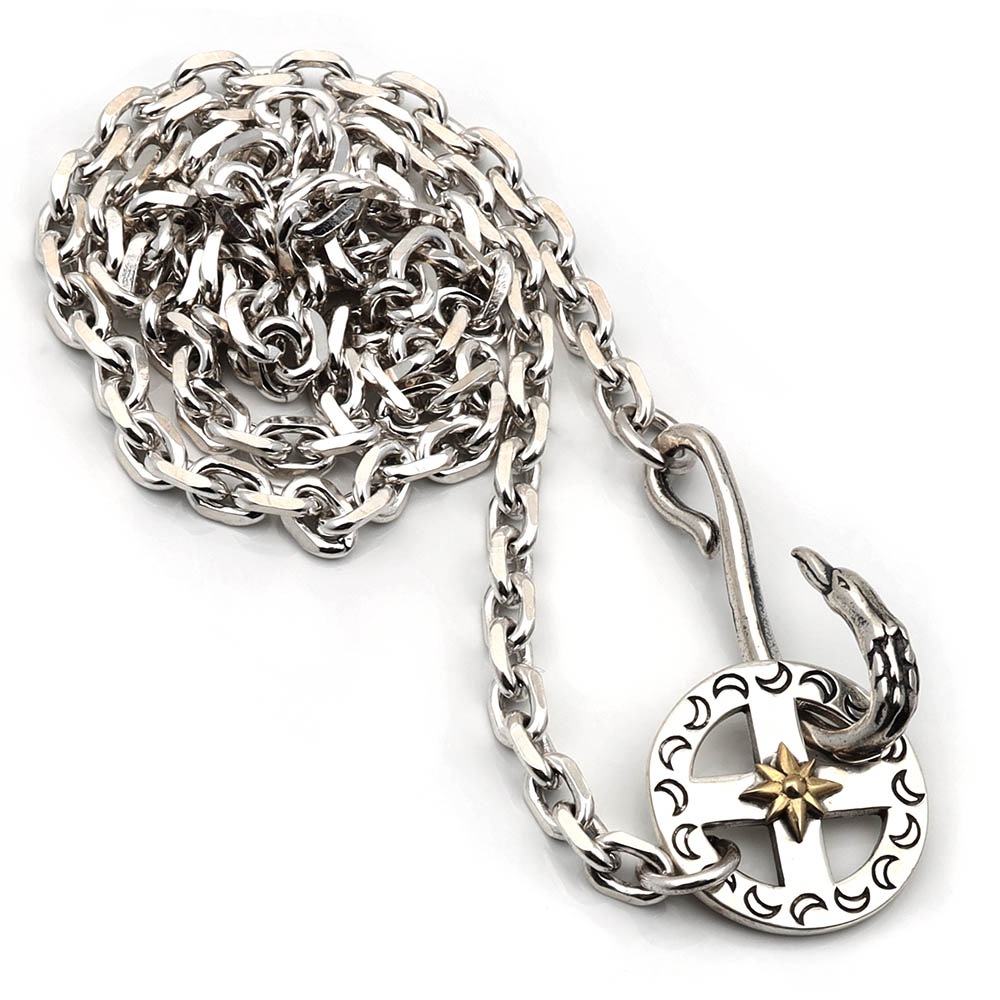 925 フェザーネックレスチェーン [cs014-w3]