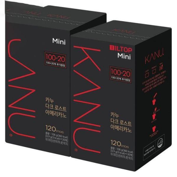 マキシム カヌ ミニ ダーク ロースト アメリカーノ 120T x 2個