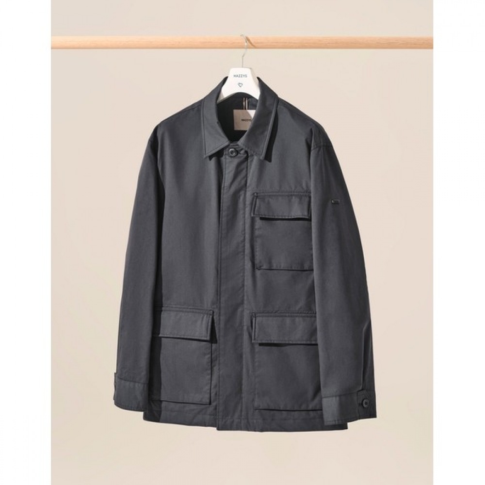 (ヘッジズ) 24SS ライトネイビーマルチポケットフィールドジャケット HZJU4B303N1