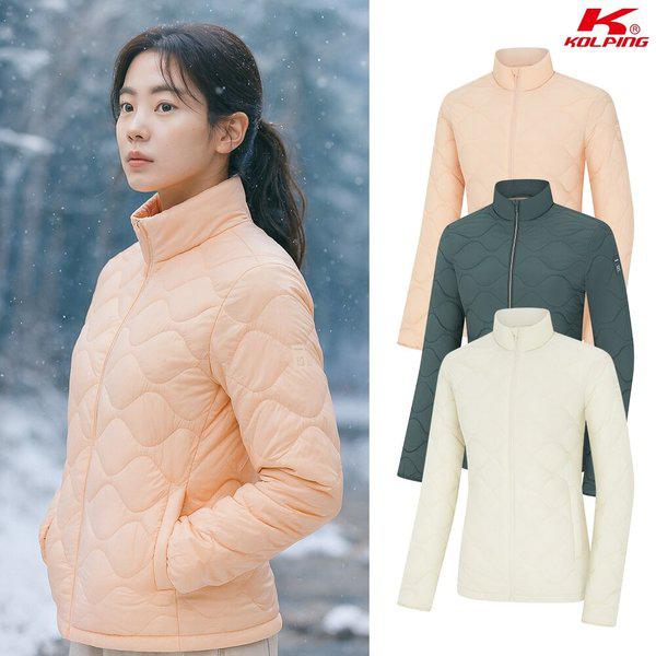 女性 冬 バックヒート 裏地 ウェルロン 超軽量 登山 パディング ジャケット KSC650VJ0W