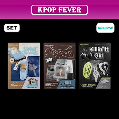 J-HOPE Charm of HOPE チャームセット トレカ付 Qoo10] BIGHIT Entertainment 【online特典 / 3種セット】 B : KPOP
