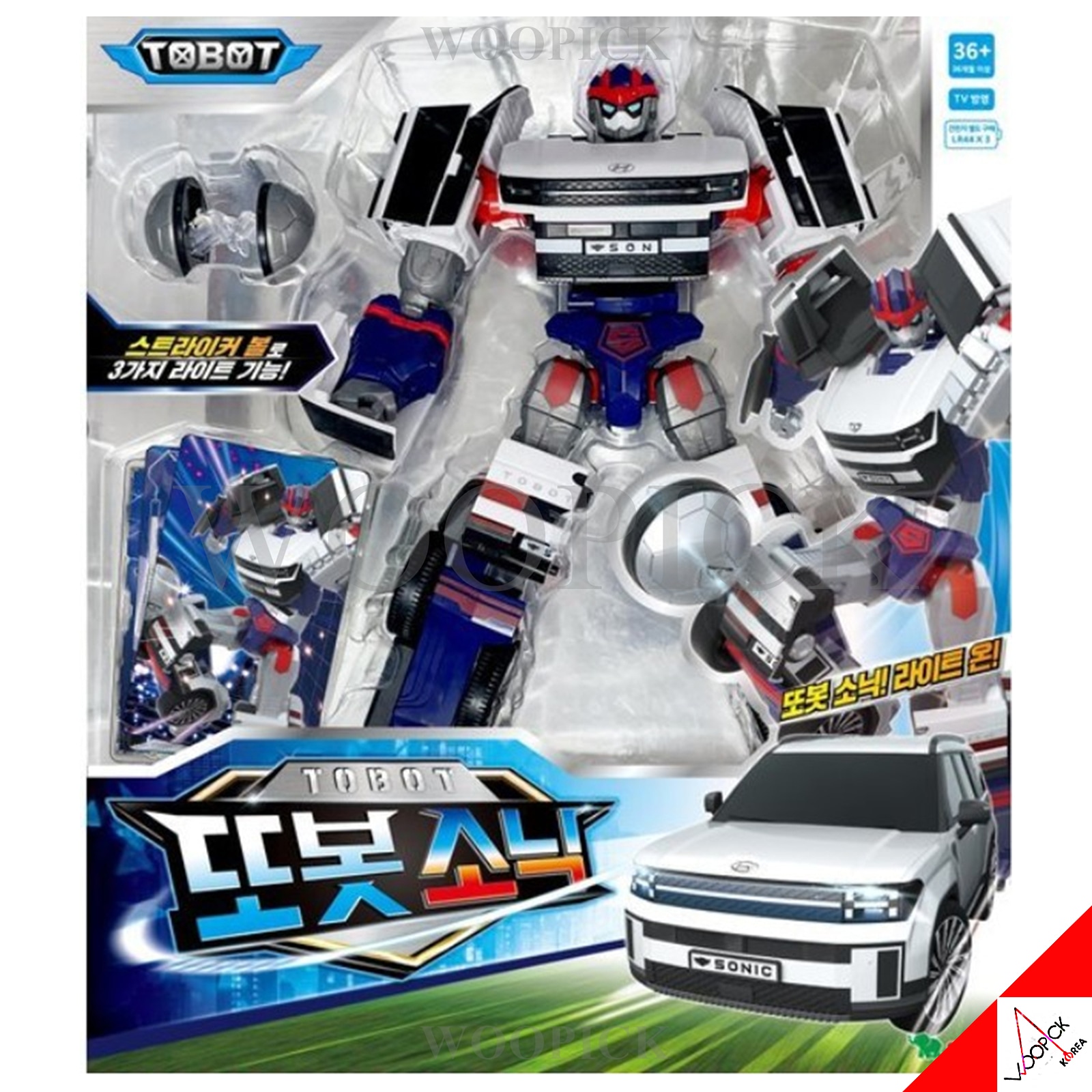 トボット/TOBOT/ソニック/NEW SANTAFE/ストライカーボール 包含/LED ライト機能/自動車/コアロイド/合体ロボット/変身ロボット/韓国ロボット/SONIC/2025/新型
