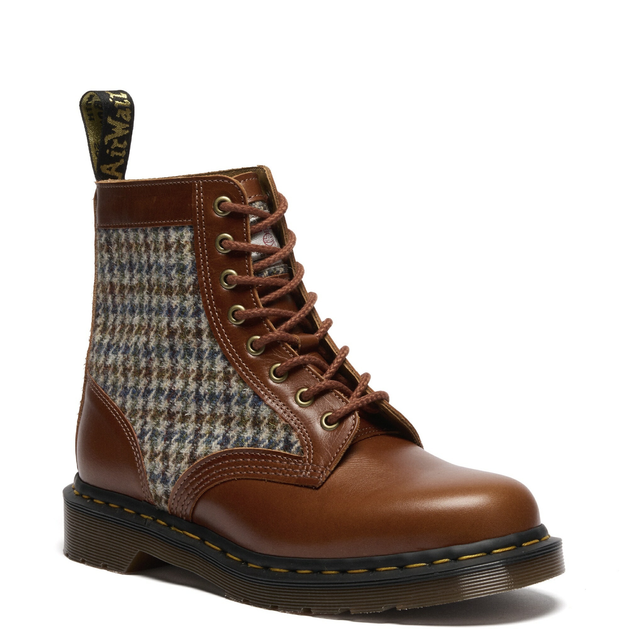 【公式】MIE 1460 PASCAL HARRIS TWEED 8 ホール ブーツ ユニセックス レディース メンズ 靴 AMBER TAN+MULTI 41756200