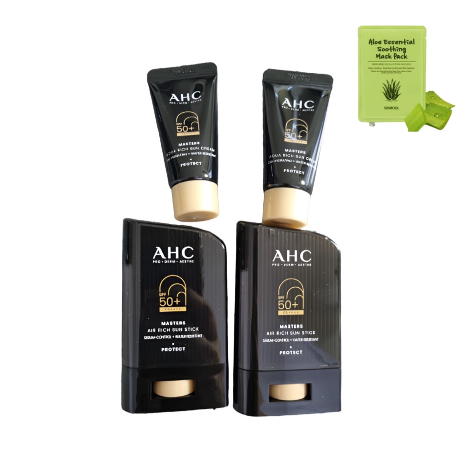 【携帯用UV】マスターズ エアリッチ サンスティック SPF50+ PA++++（バルク包装） 【22g×2本＋サンクリーム10g×2本セット】