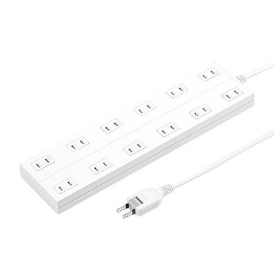 他サイト： サンワサプライ　電源タップ　TAP-2312-1Wの商品画像