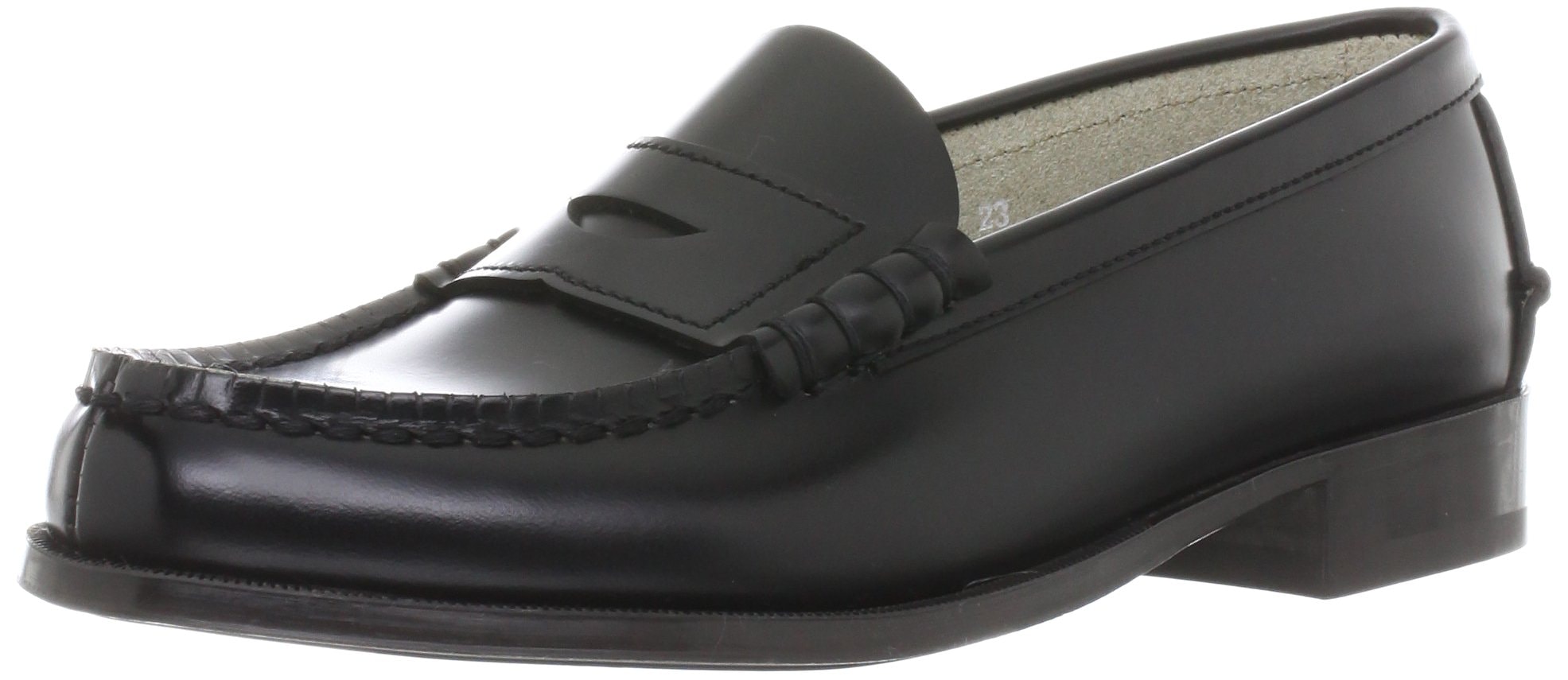 [ハルタ] ローファー トラディショナル 3E 本革 レディース 3048 ブラック 25 cm 3E