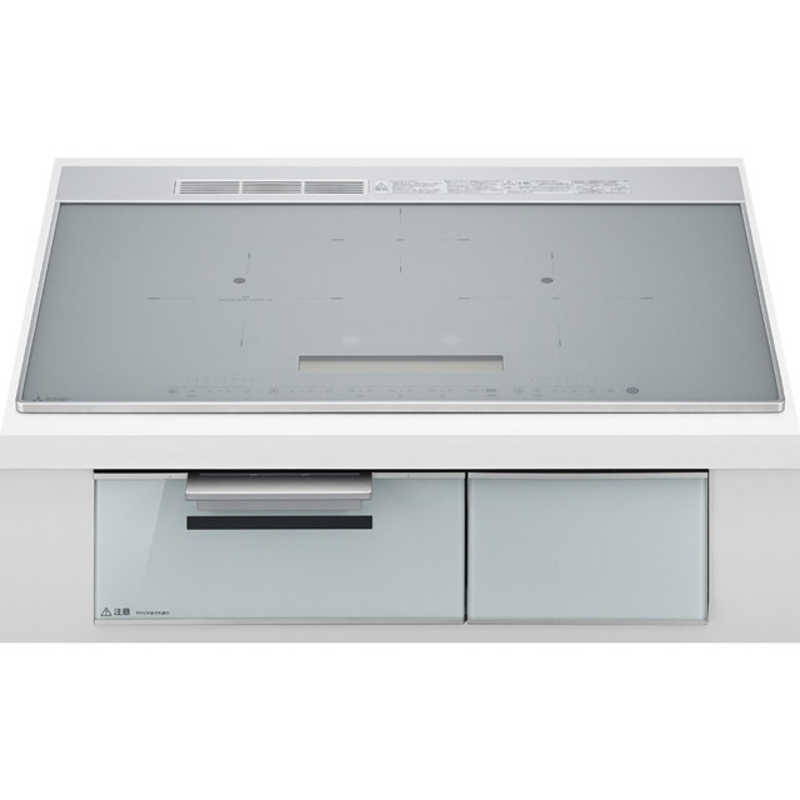 三菱　MITSUBISHI　ビルトインIHクッキングヒーター CROSS+TOPシリーズ [75cm幅 3口IH] マットシルバー　CS-R20A7-S