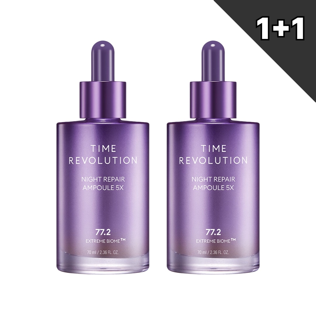【1+1】 タイムレボリューションナイトリペアアンプル5X, 50ml 2個