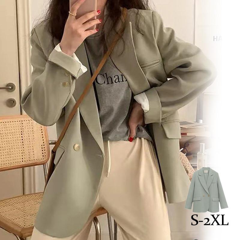 テーラードジャケット レディース ジャケット ブレザー 長袖 フォーマル カジュアル アウター ゆったり 大きいサイズ 着痩せ 通勤 春秋