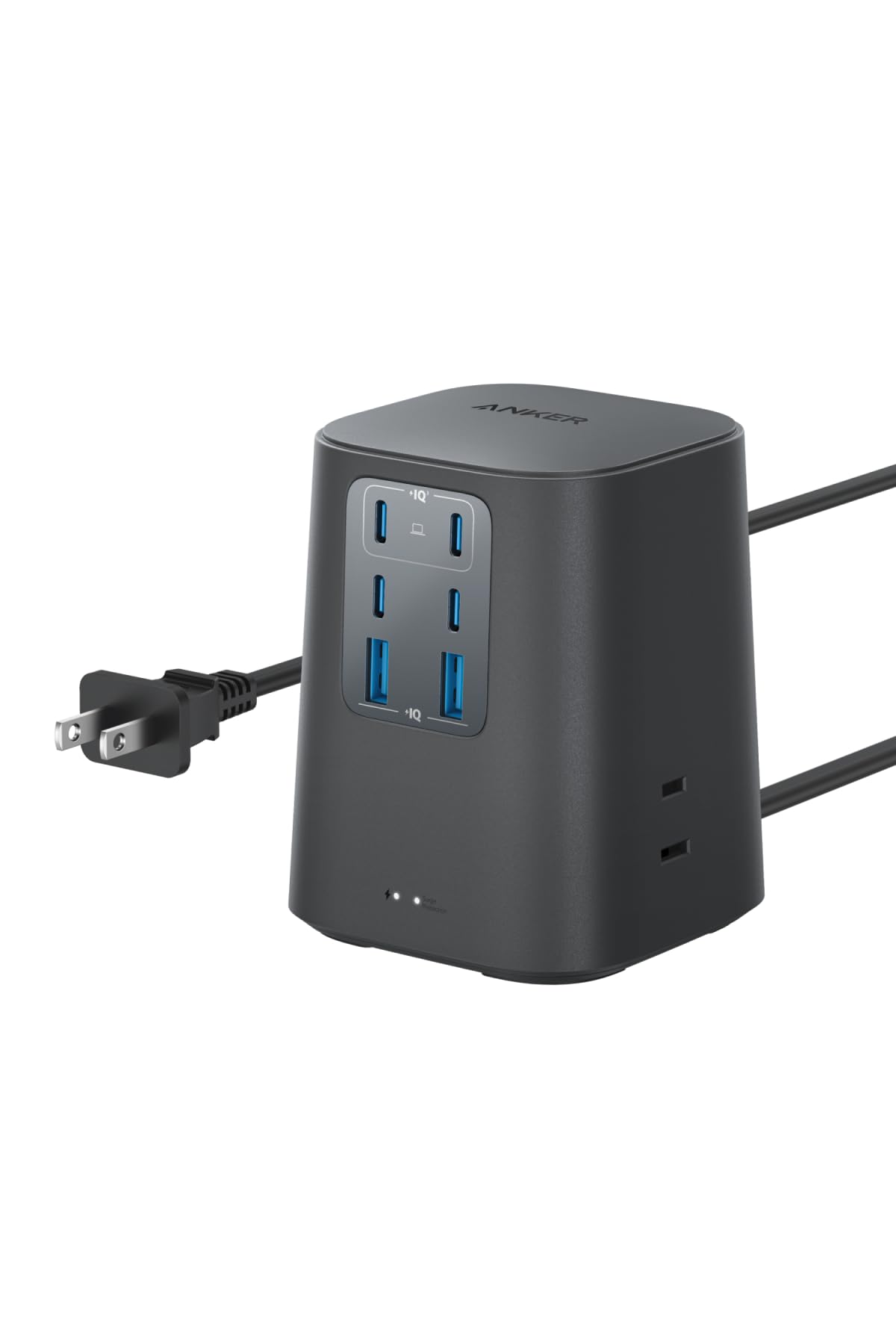 Anker Charging Station (9-in-1, 100W) 【USBタップ/電源タップ/AC差込口 3口 / USB-C 4ポート / USB-A 2ポート/ 1.5m延長コード】 ブ