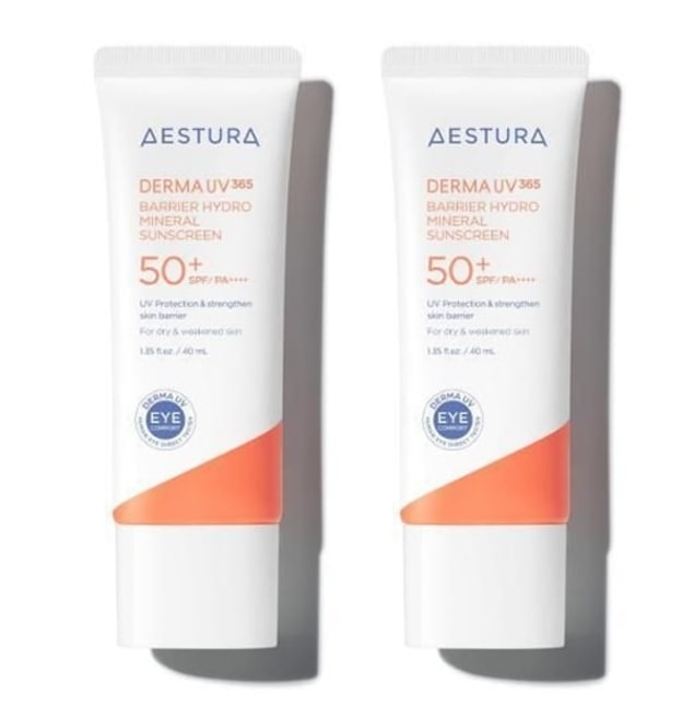 1+1 ダーマUV365 バリア水分 無期限緑茶 日焼け止め 40ml+40ml