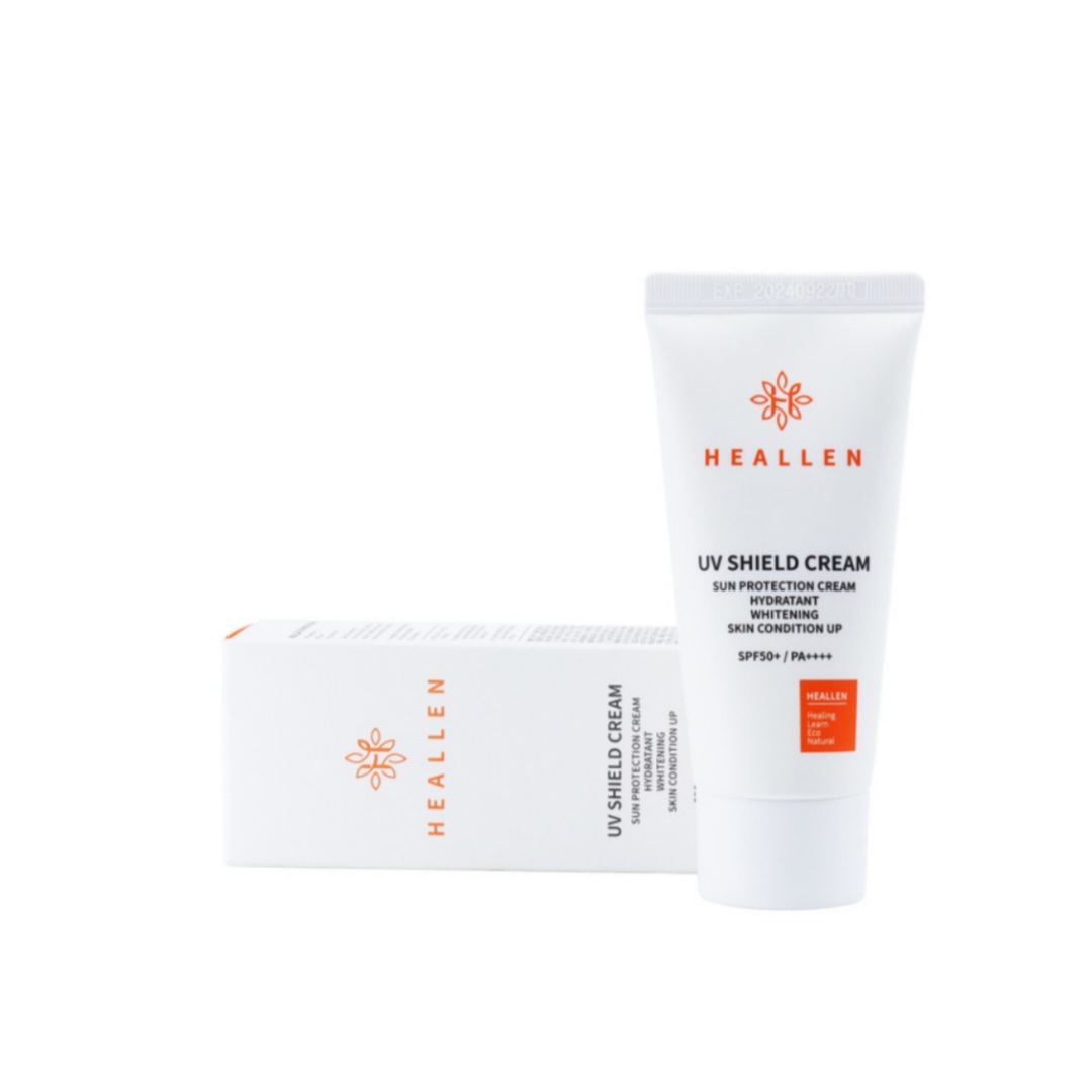 UVシールド ビーガン サンクリーム 有機栽培者 茶 皮膚科 UVカット剤 50ml