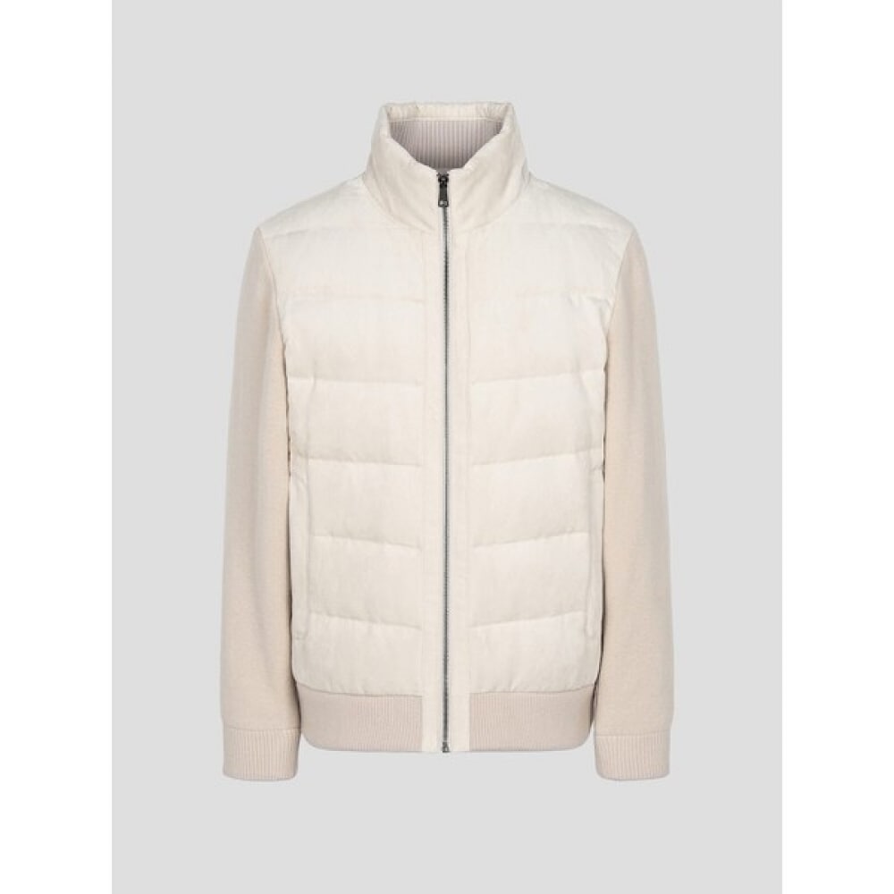 (ロガディス) ニットスリーブミックスジャンパーアイボリー (RY4938P520)