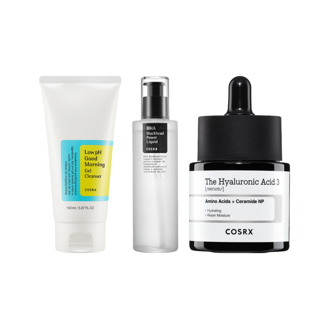 朝晩つるすべケア3点セット クレンザー＋BHAリキッド100ml＋ヒアルロンセラム20ml