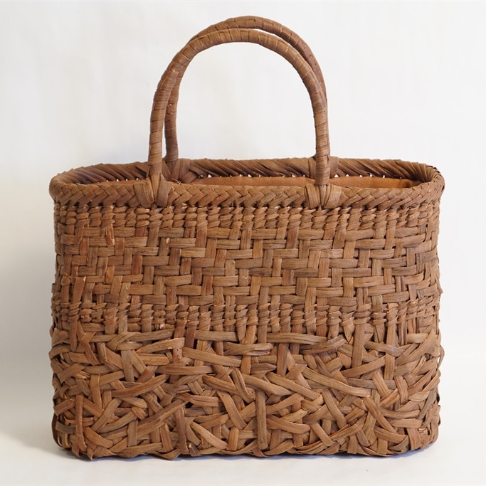 乱れ編み 山葡萄 かご　籠 バッグ 一番皮 網代編み 山葡萄 かごバッグ 網代編み やまぶどう 山ぶどう カゴバッグ 持ち手 おしゃれ バスケット メルカド レディース ハンドバッグ 着物 籠