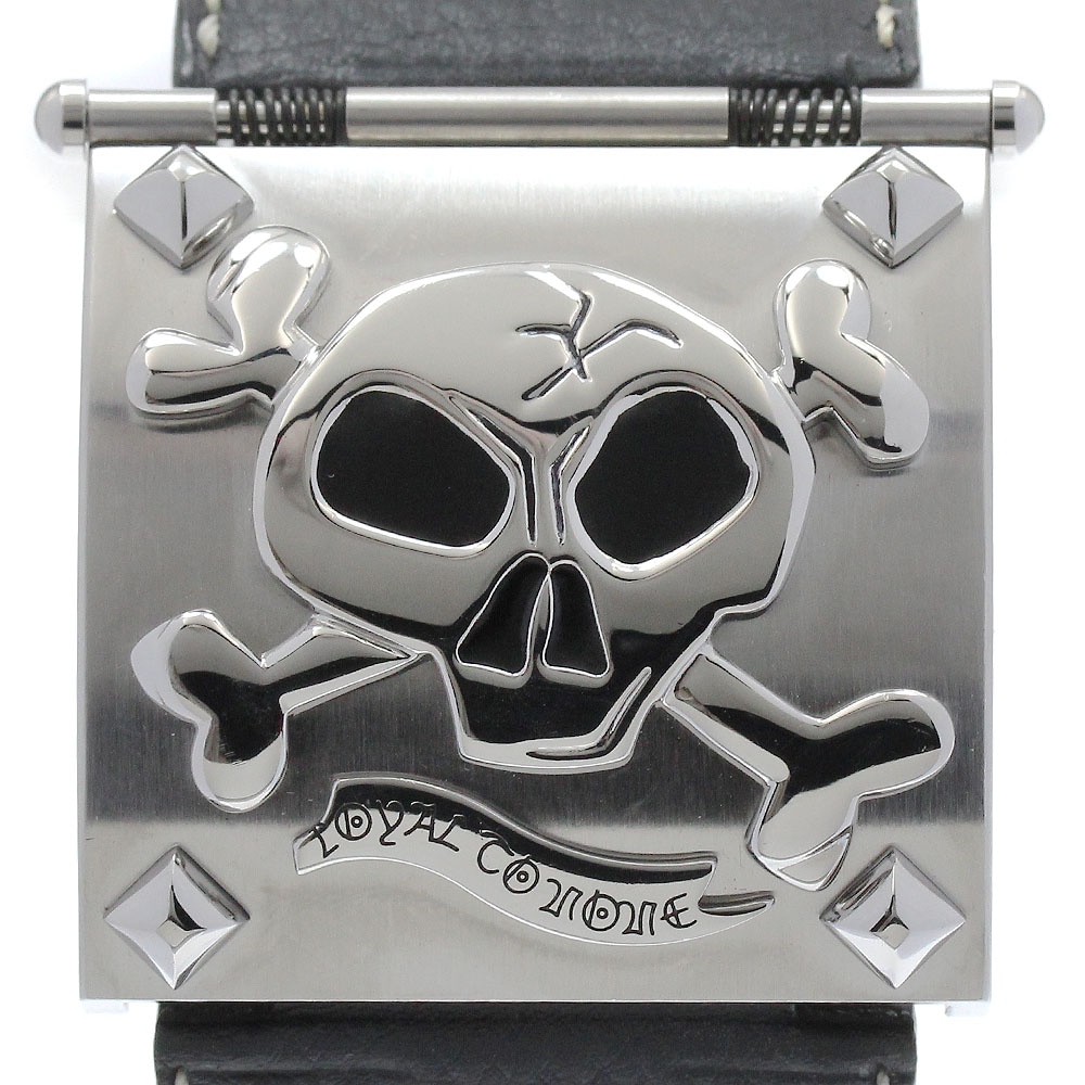 ベルト訳あり コルム CORUM 138.177.20 バッキンガム ワンダーカマー ジョリーロジャー クォーツ メンズ 箱・保証書付き_886271【中古】