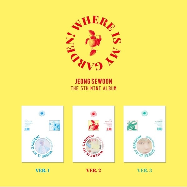 (3種セット) JEONG SEWOON ミニ 5集