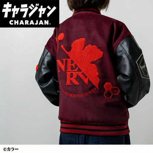 丸眞(マルシン) スタジャン(3L)　エヴァンゲリオン エヴァンゲリオンネルフキャラジャン　男女兼用 キャラクター キャラジャン CHARAJAN 　4885014700