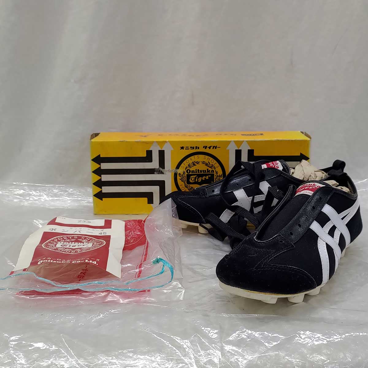 【中古】[訳あり] オニツカタイガー Onitsuka Tiger サッカースパイク ボンバー45 布製 サイズ23.5cm ビンテージ デッドストック レディース 5,040円