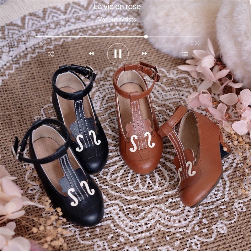 BJD人形用お靴 ドール用バイオリンハイヒール SD/MSD/MDDサイズドールシューズ