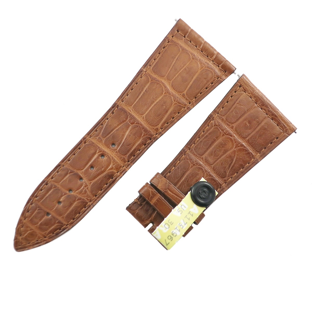 マスタースクエア 6000 KING用 クロコバンド メンズ 未使用 純正 ベルト マット 30mm ブラウン 茶 3年保証