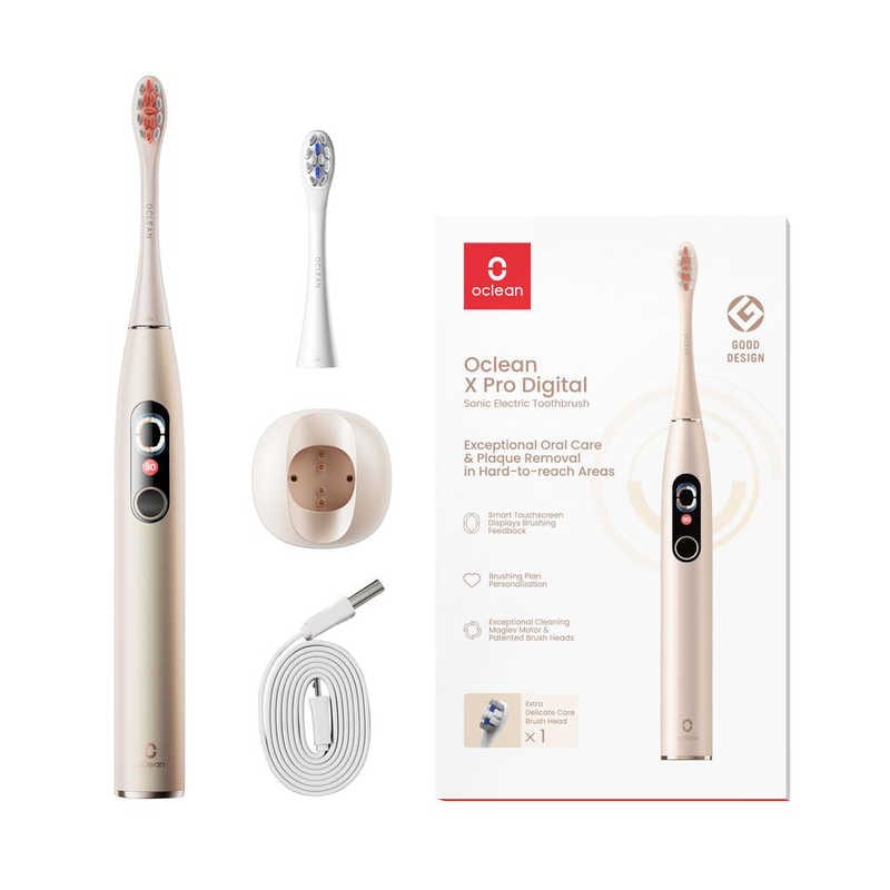 OCLEAN　Oclean X Pro Digital 音波電動歯ブラシ ゴールド　Y2076GLD