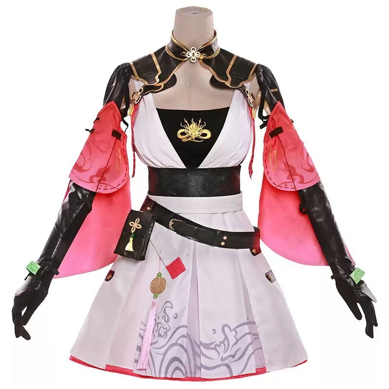 鳴潮桃祈のコスプレ衣装ゲーム,コスプレ衣装,アニメパーティーユニフォーム,ハロウィンプレイロールウェア,衣類