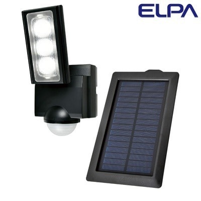 ELPA エルパ 屋外用LEDセンサーライト 1灯 ソーラー式 ESL-311SL ブラック 朝日電器【送料無料】 7,364円