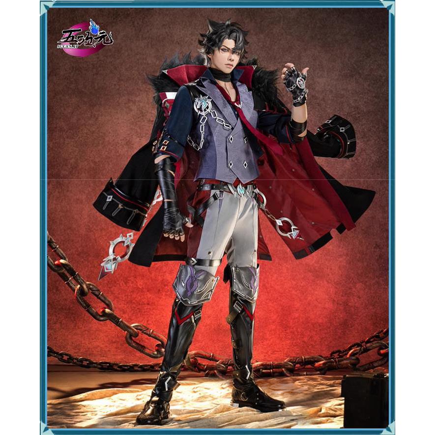 三分妄想　原神　コスプレ　リオセスリ　衣装　ウィッグ　鞋　グローブ　追加可