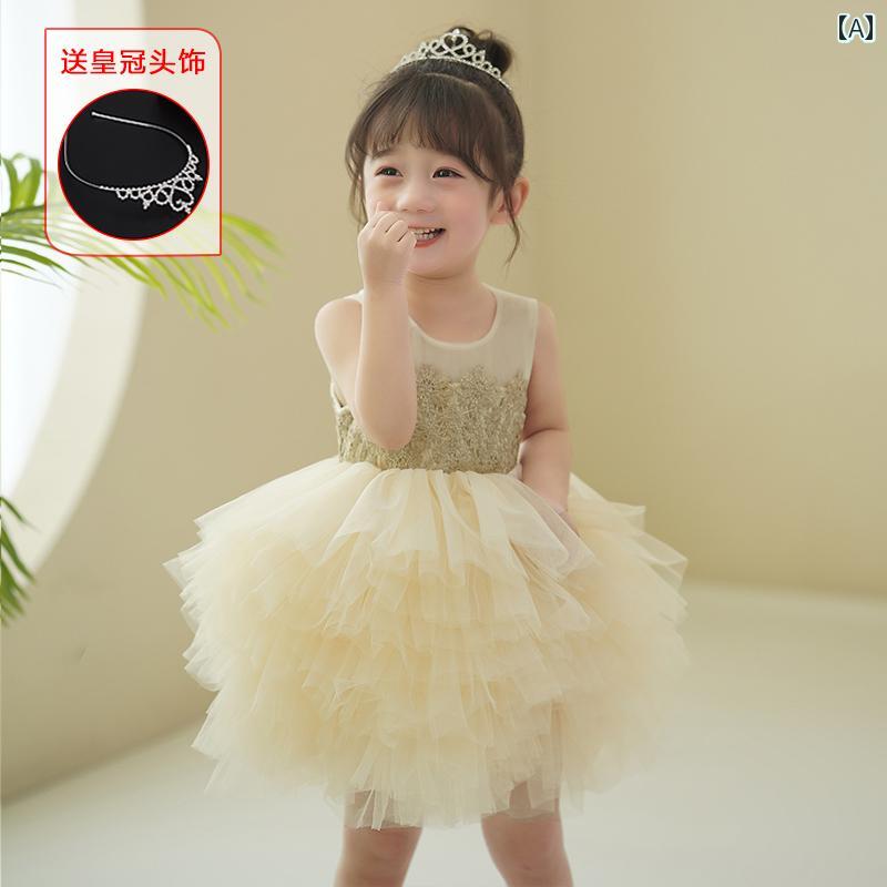 フラワーガール ドレス ベビー キッズ ジュニア ファッション 女の子 子供服 ガール 豪華感 かわいい プリンセス イベント 結婚式 パーティー 衣装 発表会 誕生会