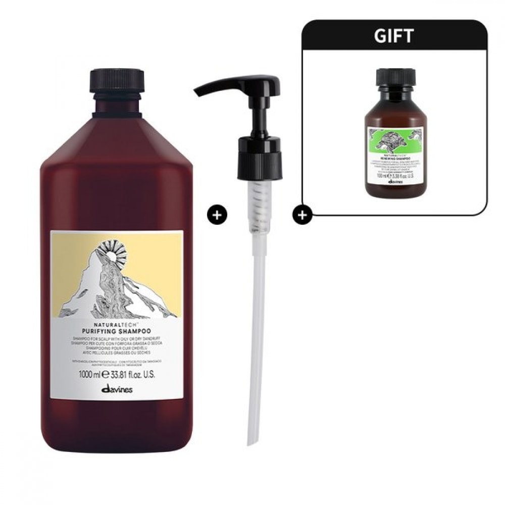 ダビネス ピュリファイングシャンプー 1000ml (+リニューイングシャンプー 100ml)