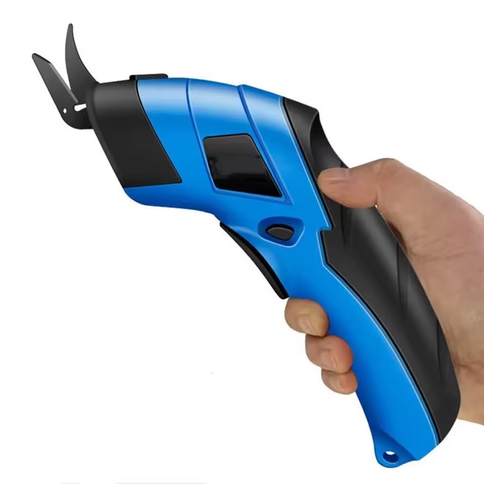zmart JANGKLIFE DIY 電動ハサミ 布切り レザー裁縫 タングステンカーバイドブレード ポータブルハンドツール コードレスハサミ 充電式 電動カッター 布切り 電動裁断機 電動シザー