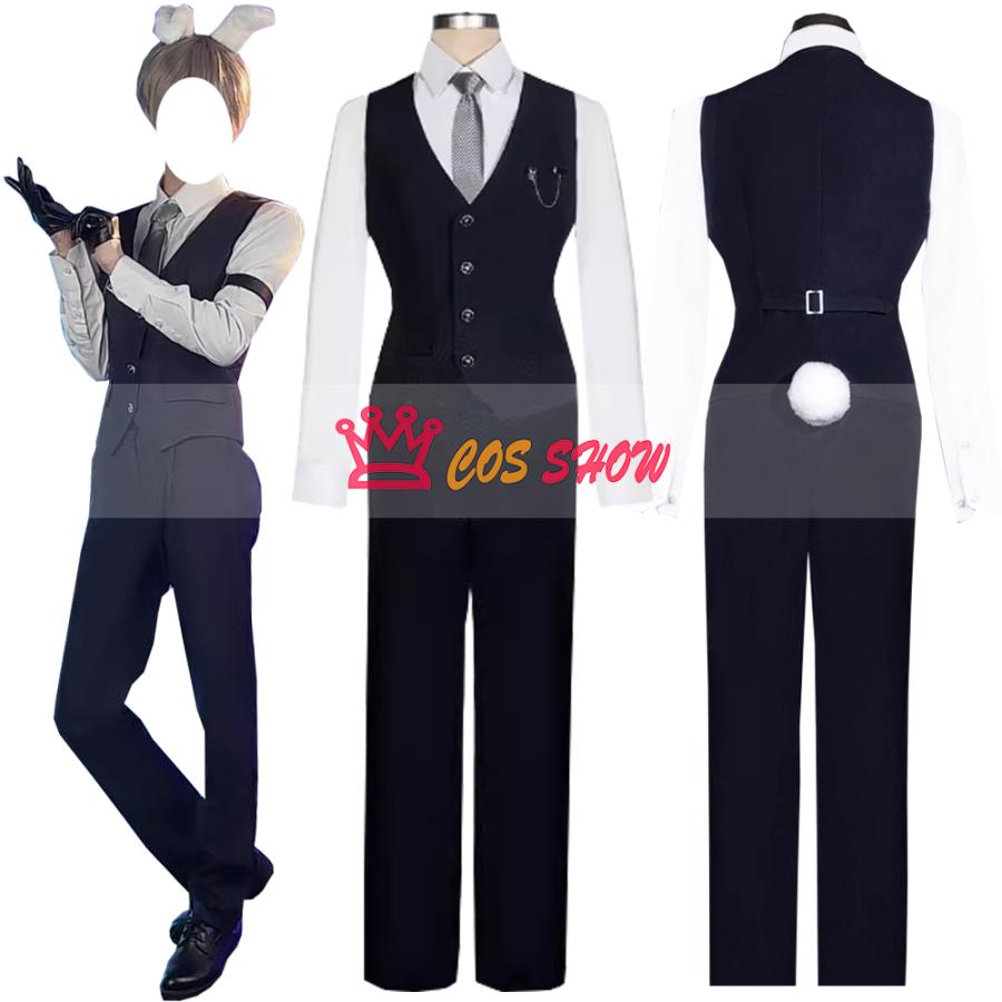 2025新品販売 恋と深空 セイヤ コスプレ衣装 執事 cosplay 手袋 うさぎ カチューシャ cosplay仮装 日常服 イベント クリスマス ハロウィン ステージ 文化祭 学園祭