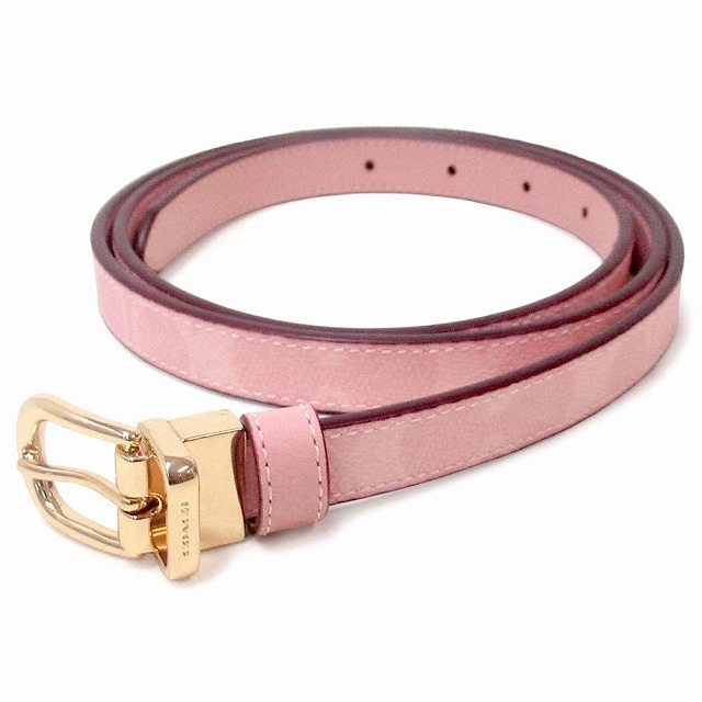 コーチ ベルト COACH シグネチャー アウトレット クラシック バックル カットトゥサイズ リバーシブル ベルト CX058 IMPO