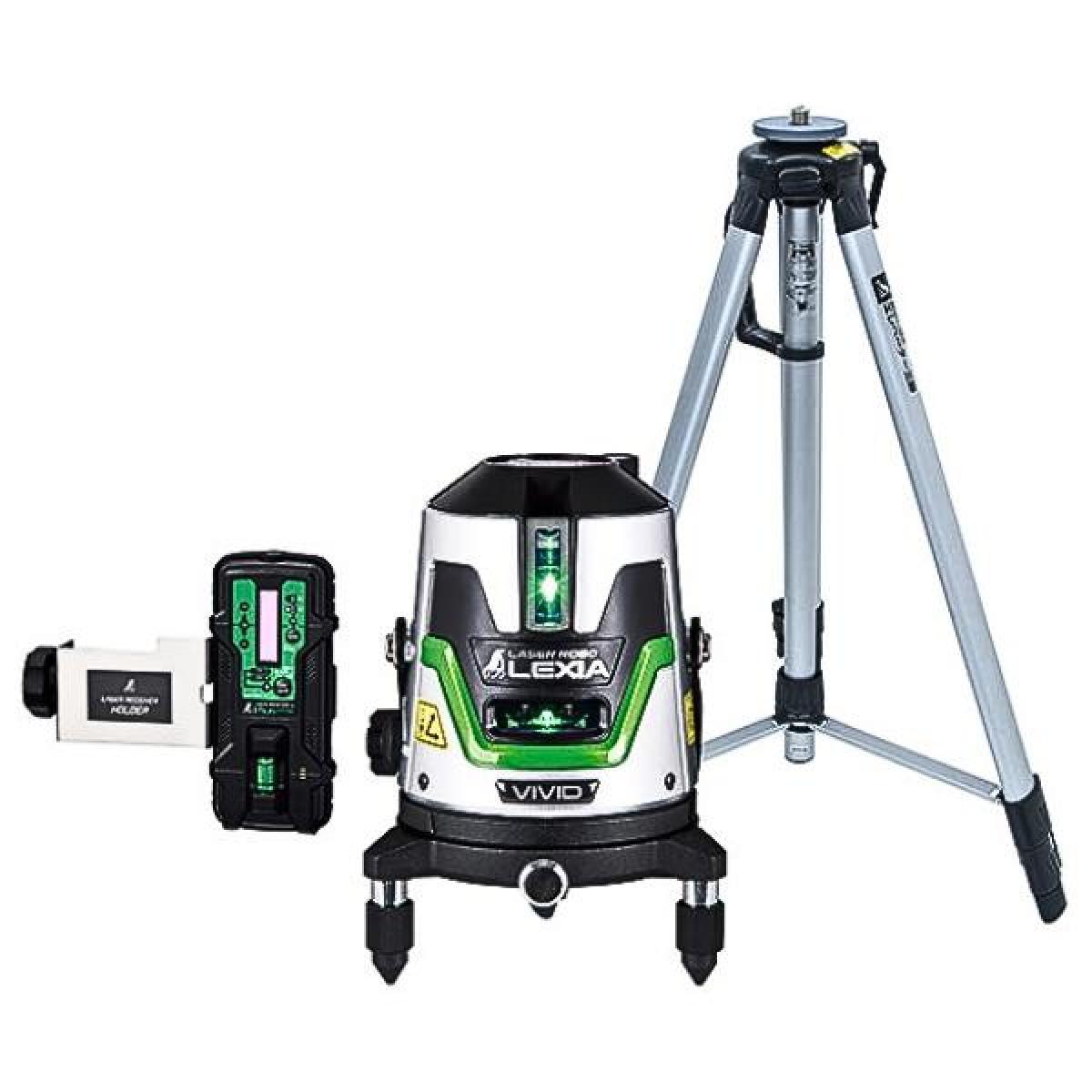 シンワ測定 レーザーロボ LEXIA VIVID 51 グリーン 受光器・三脚セット レーザー 測量 測量用品 測量機器 工事 工具 89,100円