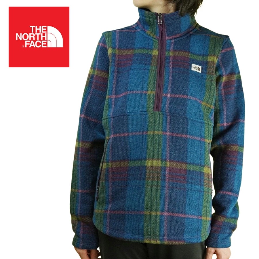 ノースフェイスTHE NORTH FACEレディース パーカーW PRINT CRESCENT 1/4 ウィメンズ プリント クレセント クオータージップbr