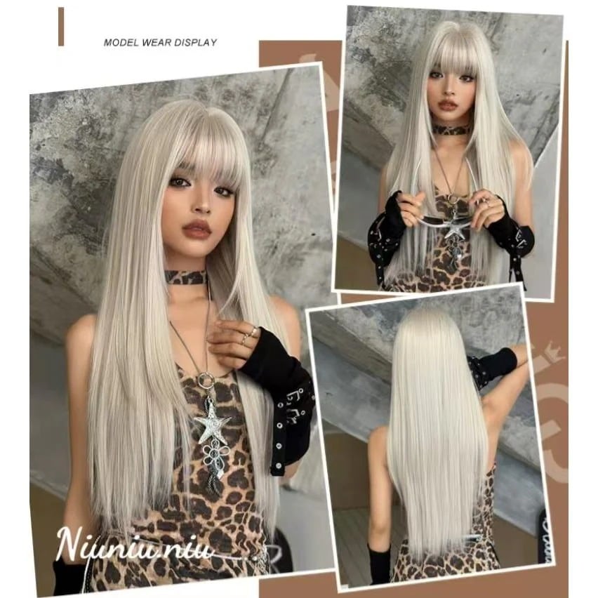 【1-3日出荷】ウィッグ レディース フルウィッグ ショート ウイック ロング ウイッグ カツラ ボブ かつら 自然 女性 白髪 可愛い 小顔効果 変装 ハロウィン限定