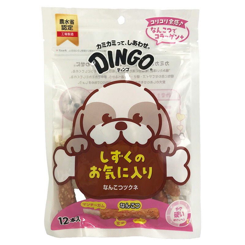 （まとめ買い）ディンゴ なんこつツクネ 12本入 犬用おやつ [x12]