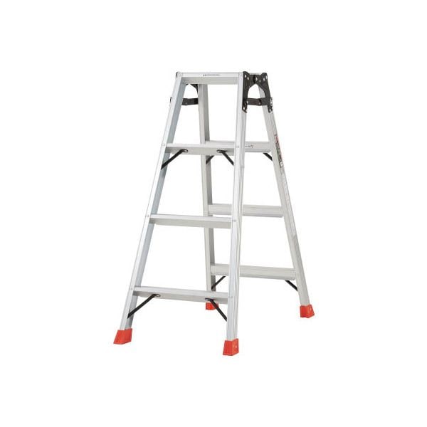 はしご兼用脚立 アルミ合金製脚カバー付 高さ1.11m TPRK-120