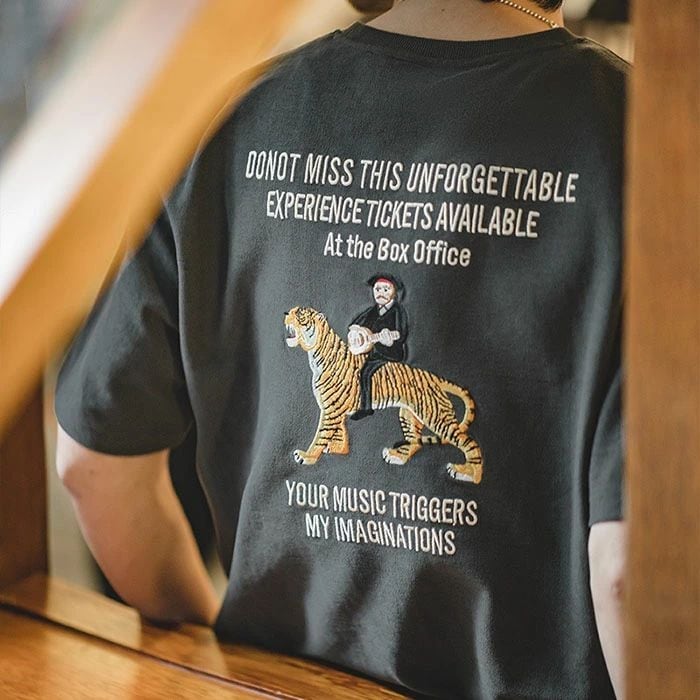 6月の特典メンズ tシャツ 半袖 ティーシャツ 刺繍 ビッグシルエット カットソー おしゃれ 人気 アメカジ カジュアル インナー 夏 クルーネック かっこいい 半袖Tシャツ デイリー 普段着 メンズ