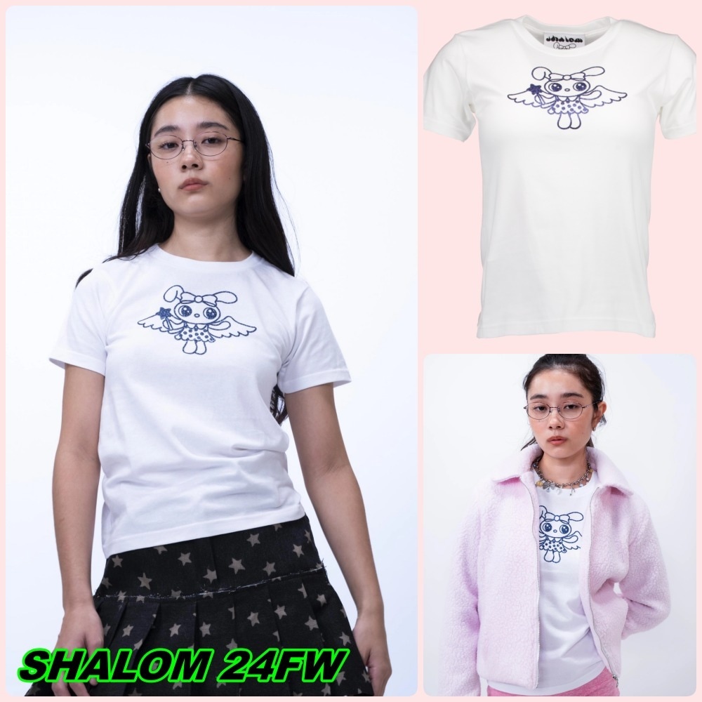 【SHALOM】24FW MOLA TEE WHITE