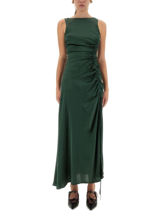 GANNI Women Dresses W0739 774 GREEN