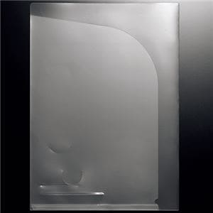 （まとめ）TANOSEE クリアホルダーダブルポケット A4 クリア 1パック（10枚） [x10]